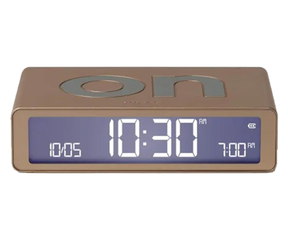 Radio i budzik LEXON Flip Classic Soft Gold LR157D1